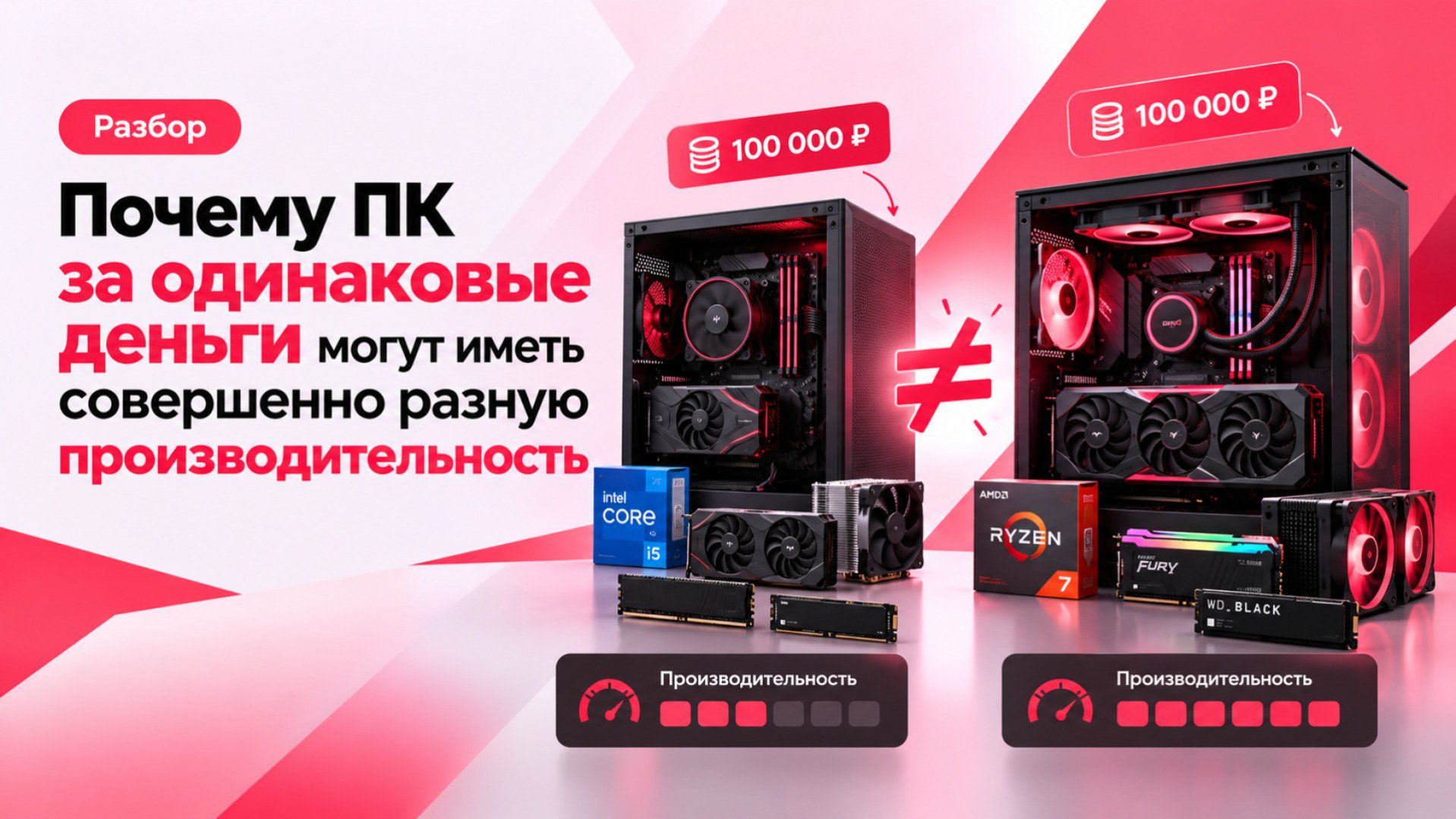 Почему ПК за одинаковые деньги могут работать совершенно по-разному