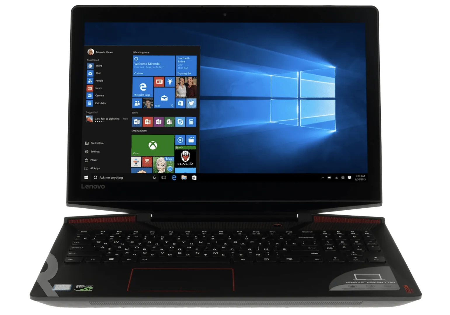 Ноутбук Lenovo Y720-15IKB